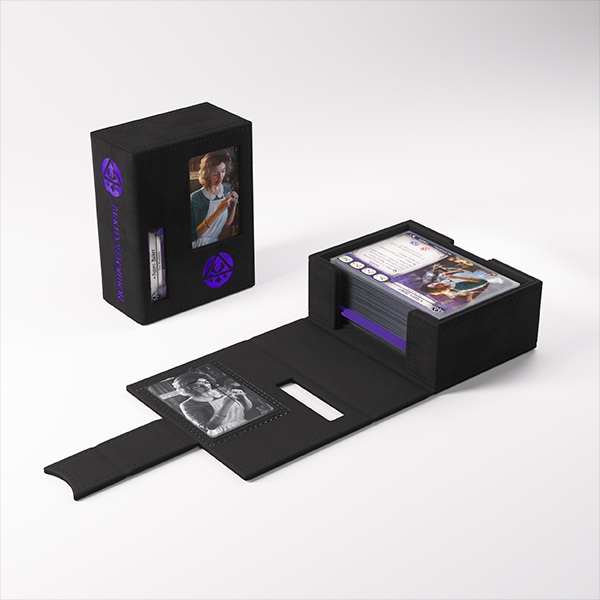 Gamegenic Deck Box: Arkham Horror: The Card Game: Deck Tome New Edition : Purple Lilla Mystic