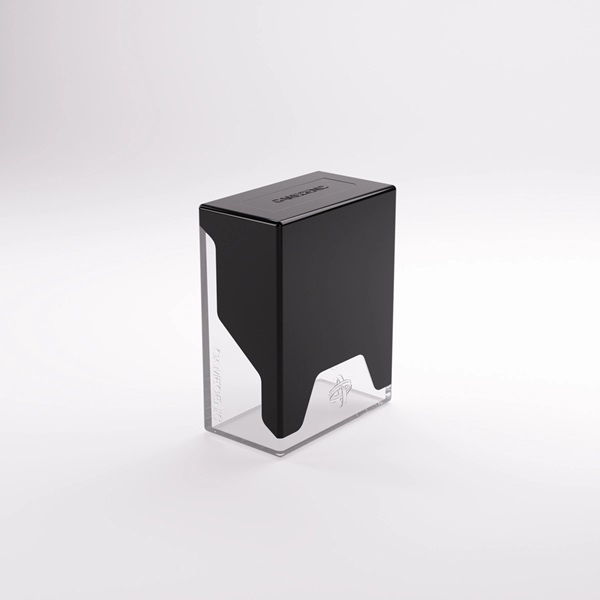 Gamegenic Deck Box: Bastion 50    Black Clear  Sort Transparent