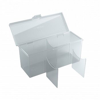 Gamegenic Deck Box: Fourtress 320   Clear  Transparent