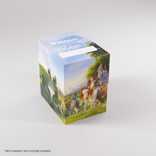 Gamegenic Deck Box: Magic: The Gathering The Hobbit Soft Crate 80 Leaving Hobbiton Troop Of Ponies