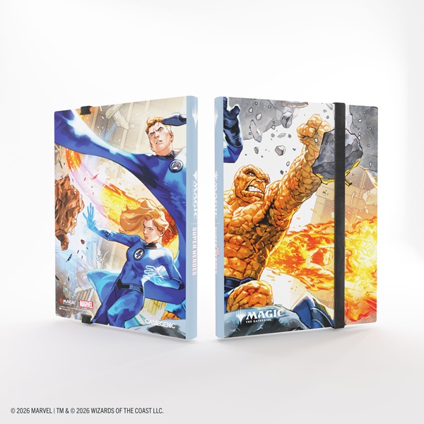 Gamegenic Mappe: Magic: The Gathering Marvel Super Heroes Casual Album 18-pocket  Holder 360 Kort  The Fantastic Four