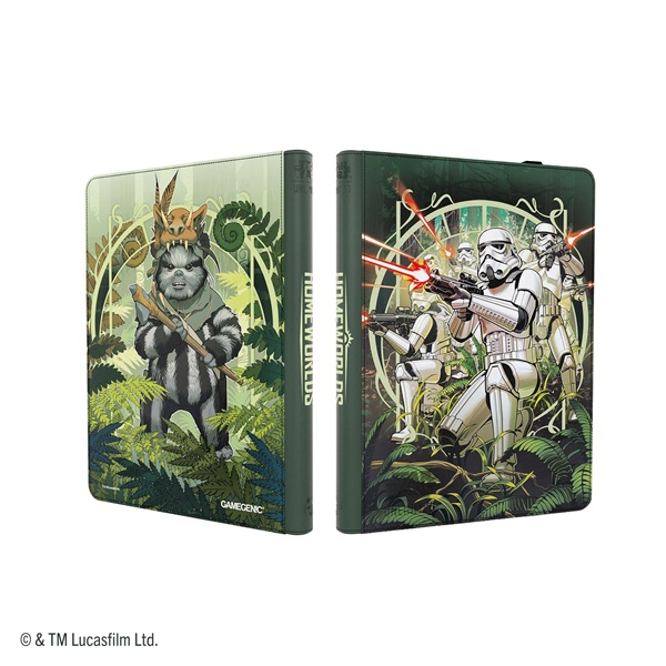 Gamegenic Mappe: Star Wars: Unlimited Set : Homeworlds Album 18-pocket Holder 360 Kort The First Legion Teebo