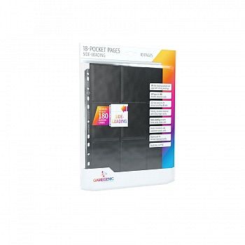 Gamegenic Sideloading 18-pocket Pages  10 Mappelommer  Black  Sort
