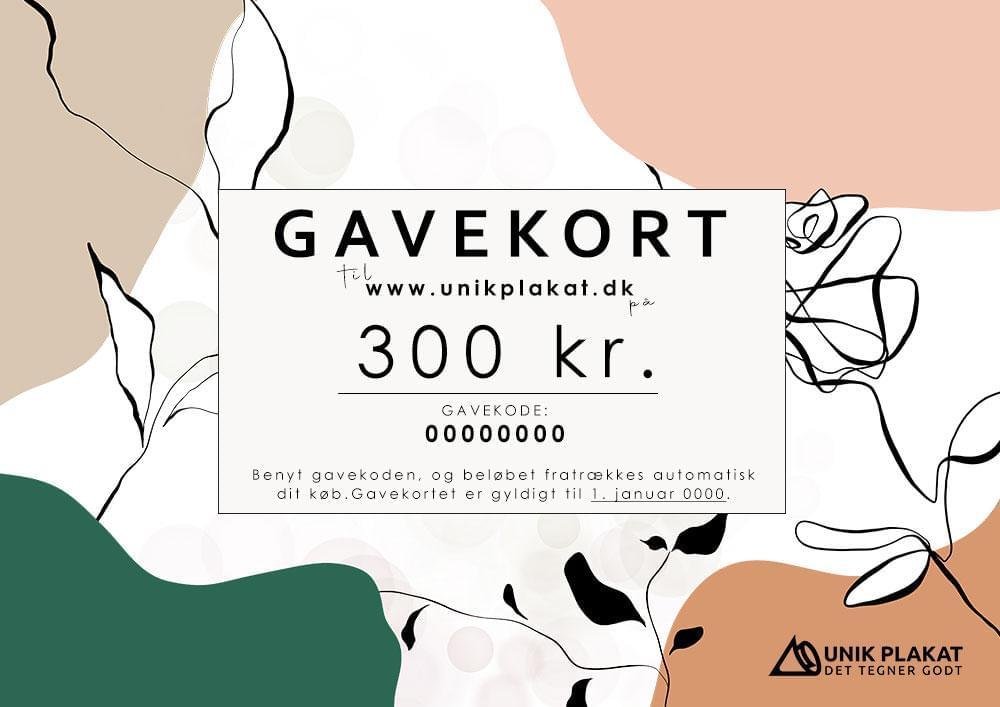 Gavekort På 300 Kr  Print Selv