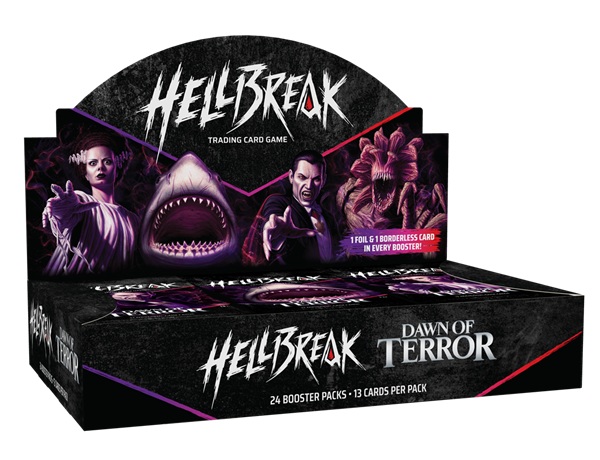 Hellbreak Tcg: Dawn Of Terror Booster Display  Box Med 24 Pakker