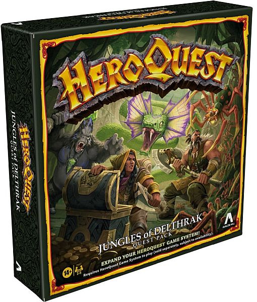 Heroquest Game System  Engelsk  Avalon Hill : Jungles Of Delthrak Quest Pack Expansion