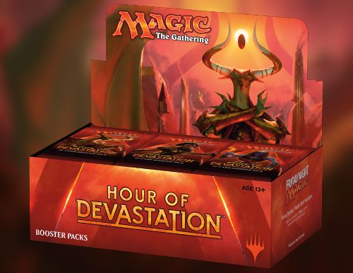 Hour Of Devastation Booster Box  Display  36 Boosters  Magic The Gathering   Invocations