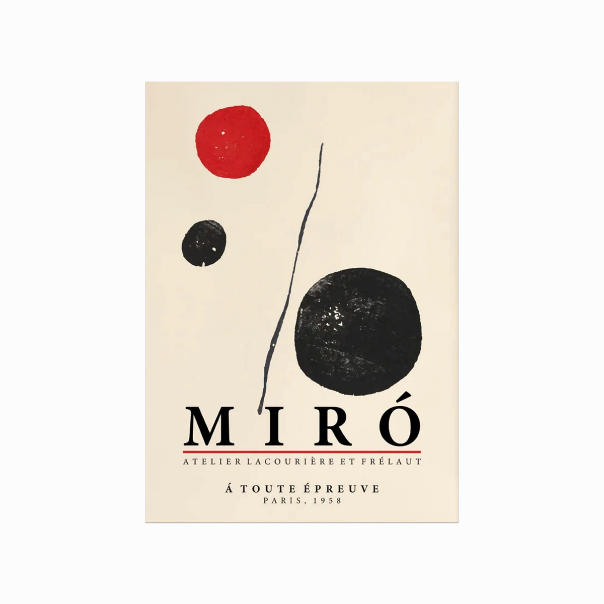 Joan Miró Toute épreuve