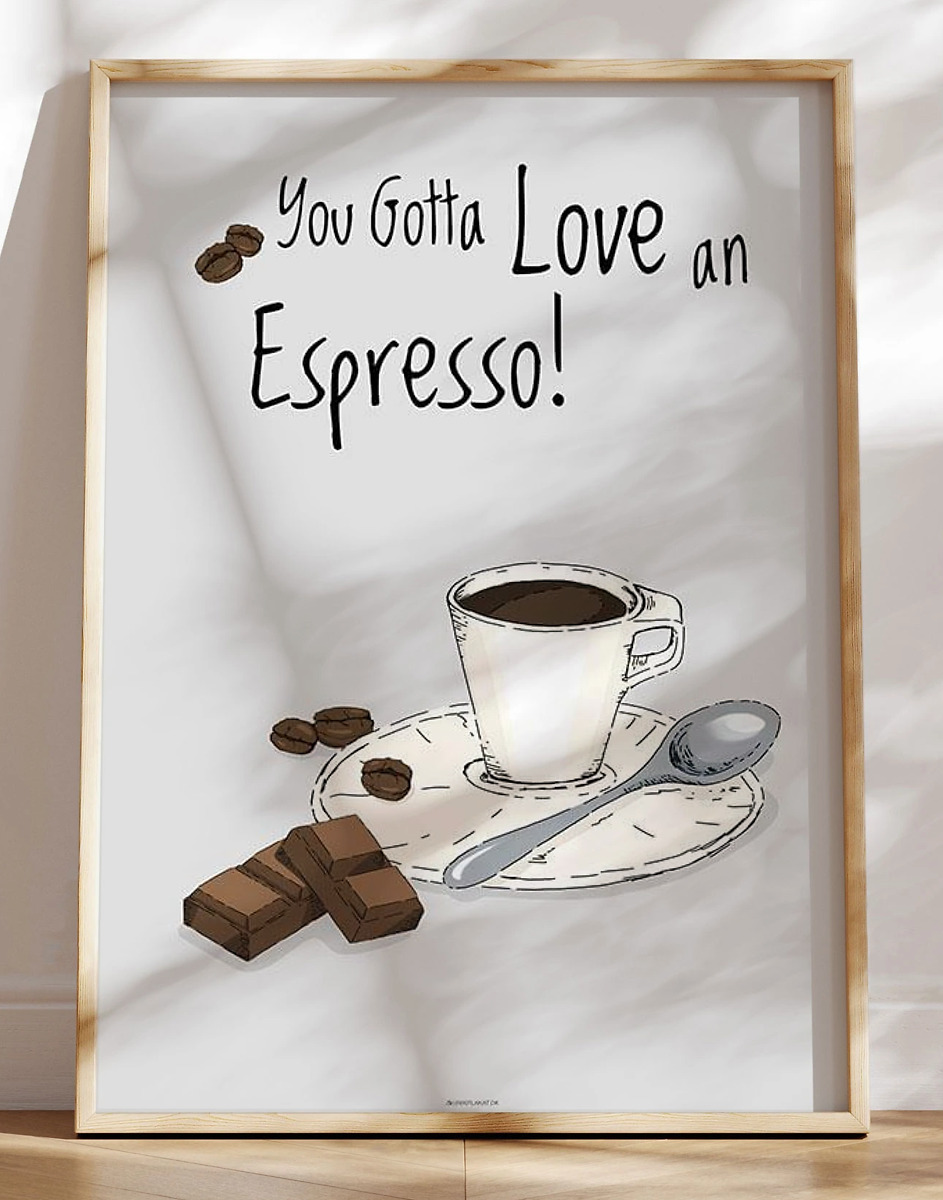 Kaffeplakat Espresso