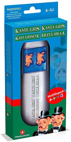 Kaste Gris  Pass The Pigs   Dansk  Board Game