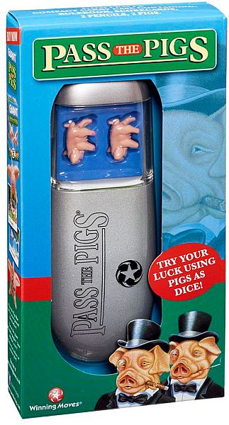 Kaste Gris  Pass The Pigs   Engelsk  Board Game