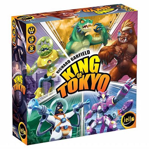 King Of Tokyo Engelsk Grundspil  2016 Edition  Board Game By Richard Garfield