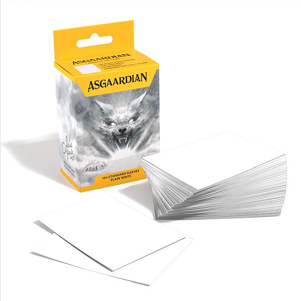 104 Lommer  Asgaardian Standard Sleeves: Plain White  1104