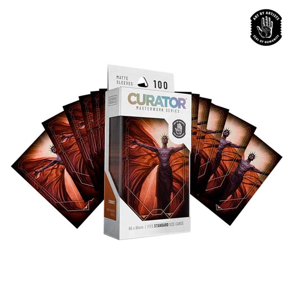 100 Lommer Curator Masterworks Sleeves: Conduit Olga Tereshenko Matte Standard Sleeves 66x91mm