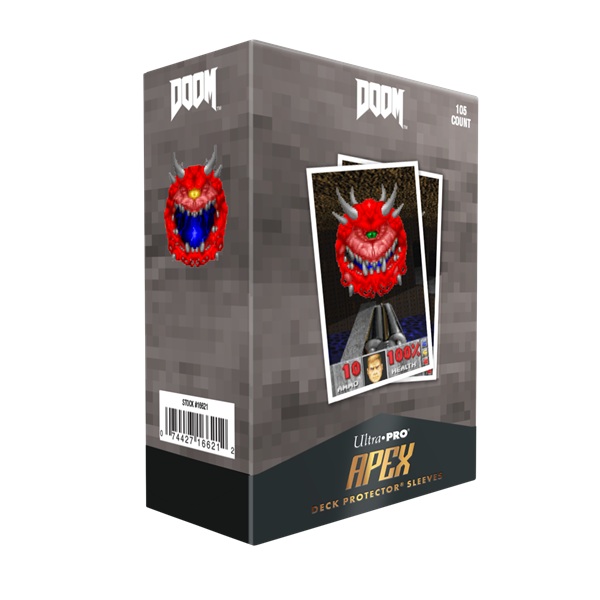 105 Lommer  Doom: Cacodemon Apex Matte Deck Protector Sleeves Ultra Pro  16621