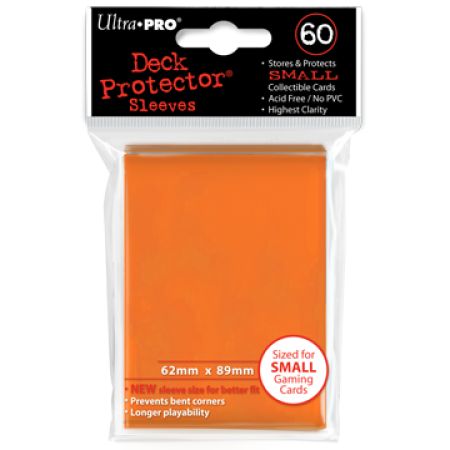 60 Lommer Ultra Pro Pro-gloss Small: Orange    195 184   Kvalitet  Yu-gi-oh  St 195 184 Rrelse  82968 Sleeves