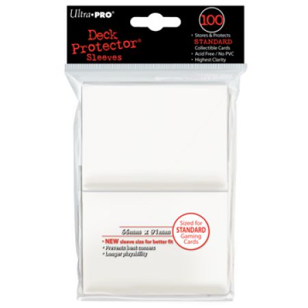 100 Lommer Ultra Pro Pro-gloss: White  Hvide     195 184   Kvalitet  Sleeves  82690