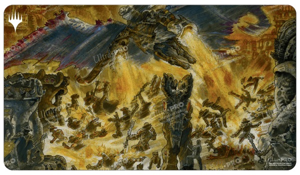 Magic Spillem 195 165 Tte  Playmat  Outlaws Of Thunder Junction: Black Pitiless Carnage Ultra Pro  38395