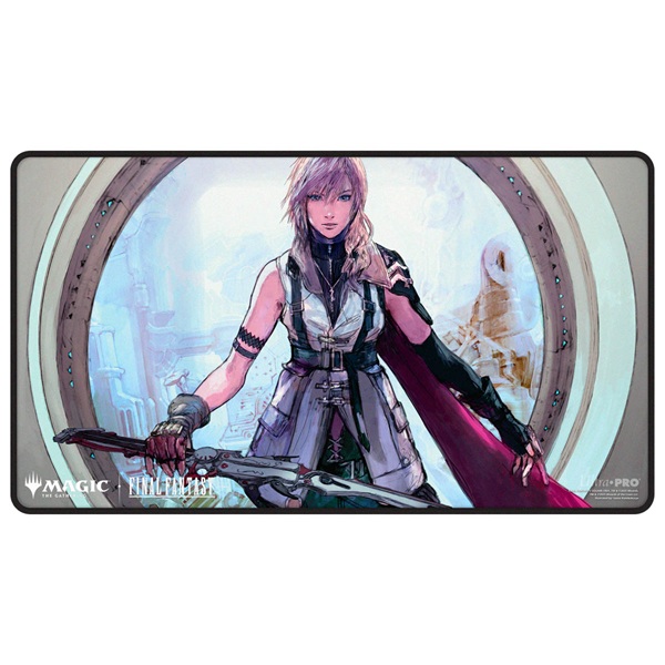 Magic Spillem 195 165 Tte  Playmat  Universes Beyond: Final Fantasy Premium  Black Stitched : Lightning  Army Of One Ultra Pro  38763