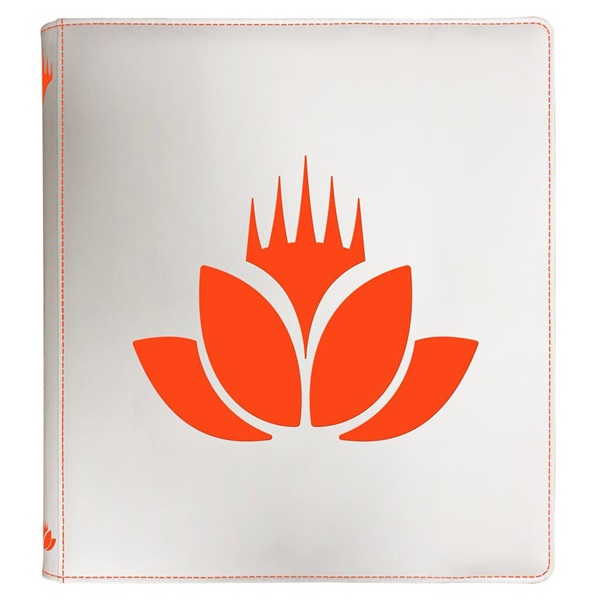 Mappe Zippered Premium 12-pocket Pro-binder: Mana  : Lotus 24x20  Plads Til 480 Kort  Ultra Pro  19923