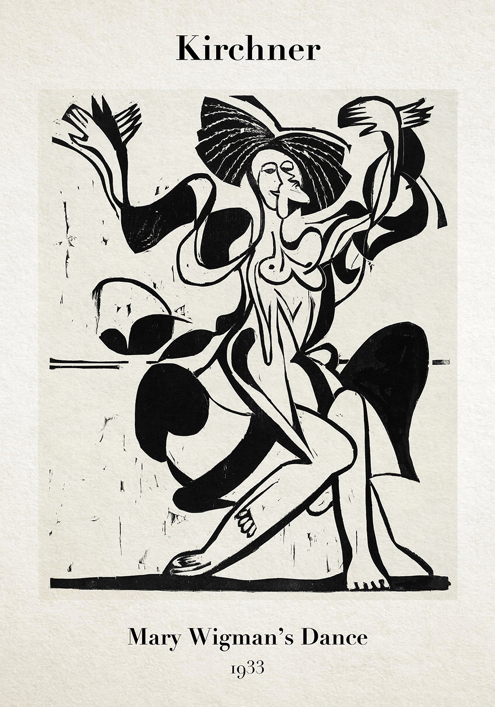 Mary Wigman Dance Af Plakatwerket