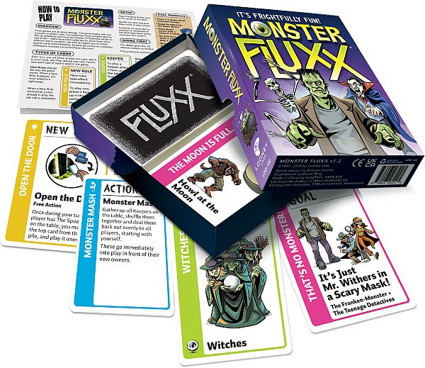 Monster Fluxx Ever Changing Card Game Looney Labs  Box Version