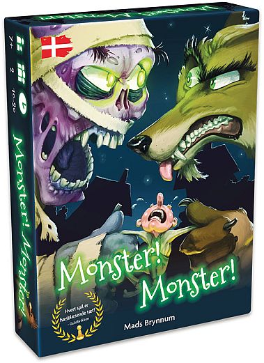 Monster  Monster   Dansk  Board Game