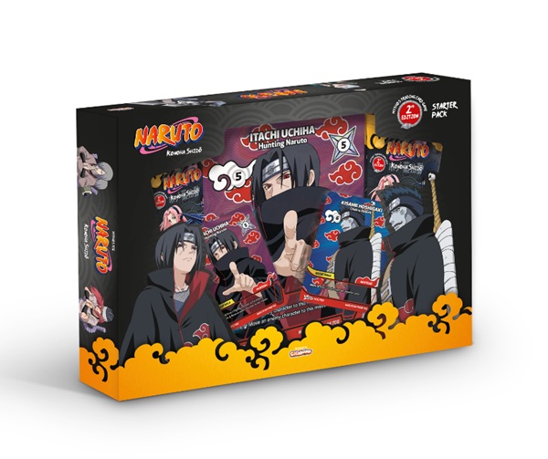 Naruto Mythos Trading Card Game  Tcg : Set 01 Konoha Shido Starter Pack: Itachi  2nd Edition