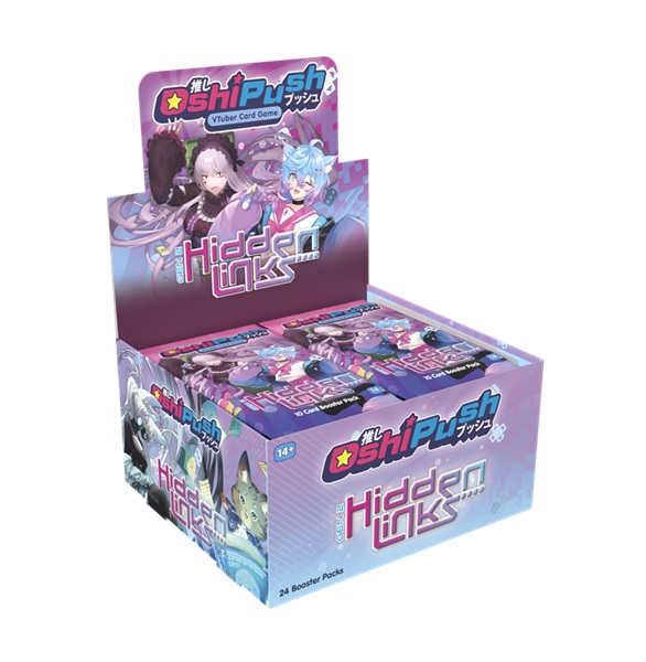 Oshi Push Vtuber Card Game: Gen    Gen Two : Hidden Links Booster Box Display  24 Booster Packs