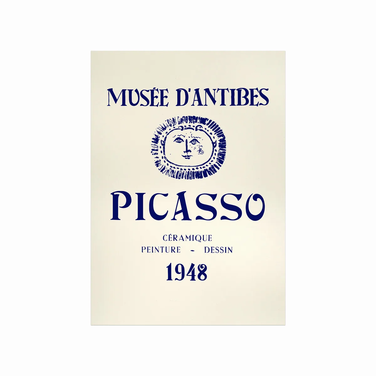 Pablo Picasso Plakat Musée Antibes