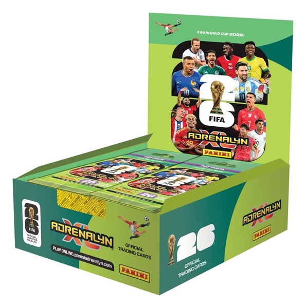 Panini Adrenalyn : Fifa World Cup 2026 Value Pack Fat Pack Booster Display Box Med 10 Pakker