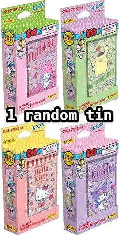 Panini Hello Kitty   Friends Trading Card Collection: Fun Together Pocket Tin  Mini    Booster Packs     Limited-kort