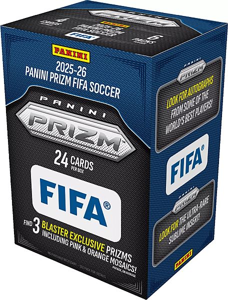 Panini Soccer Prizm Fifa 2025-26 Blaster Box  Booster Display    Box Med   Pakker