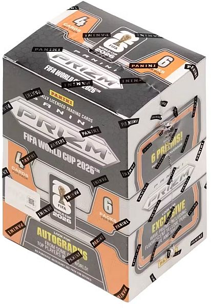 Panini Soccer Prizm Fifa World Cup 2026 Blaster Box Booster Display Box Med Pakker