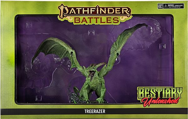 Pathfinder Battles:  Bestiary Unleashed Treerazer  Green Dragon  Premium Set
