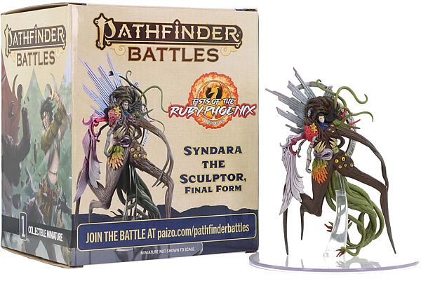 Pathfinder Battles: Fists Of The Ruby Phoenix Syndara The Sculptor  Final Form Boxed Figure  Wzk97549