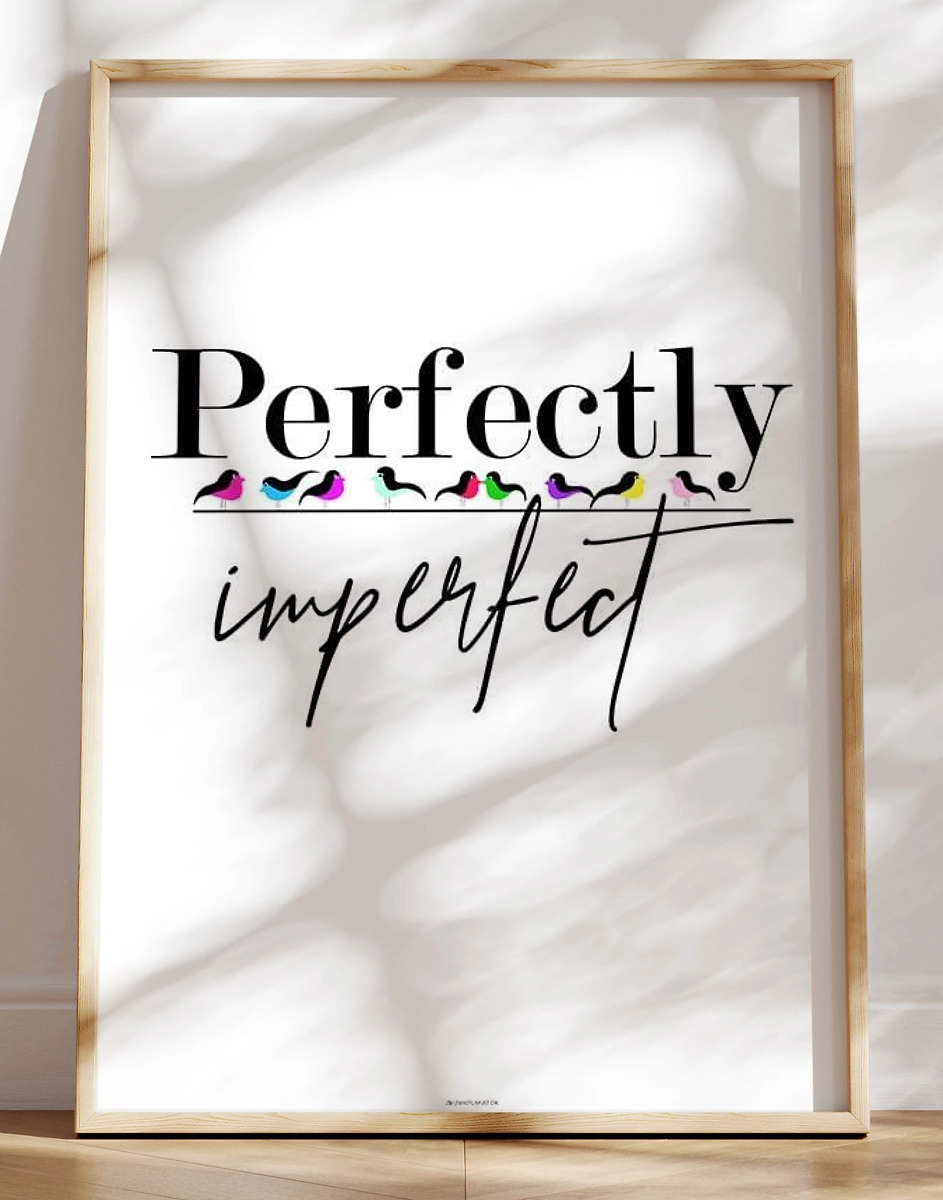 Perfectly Imperfect Birds Plakat