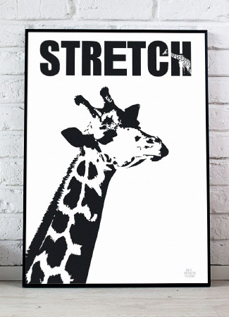 Plakat Med Giraf 21 29 A4 Kr 199 -