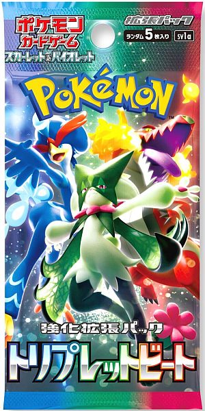 Pokemon Booster Pakke Scarlet   Violet Sv1a: Triplet Beat  Japansk
