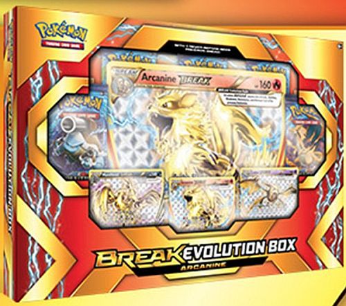Pokemon Break Evolution Box: Arcanine   Boosters    Foil Promos   Oversize