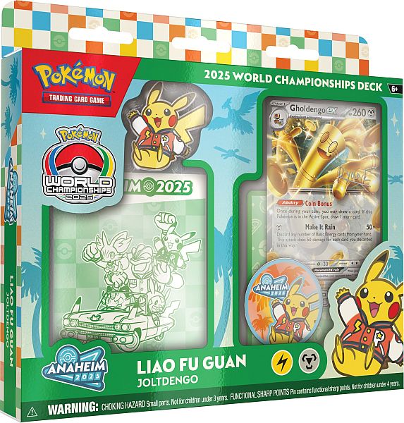 Pokemon Deck 2025 World Championship  Wcd  Jiao Fu Guan: Joltdengo