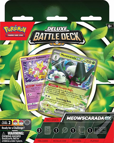 Pokemon Deluxe Battle Deck: Meowscarada Ex