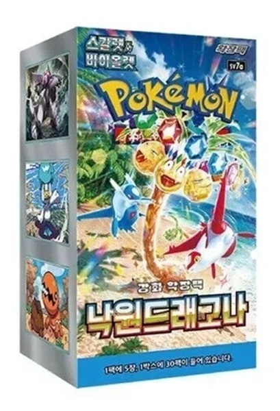 Pokemon Display  Booster Box  Scarlet   Violet Sv7a: Paradise Dragona  Koreansk  30 Boosters