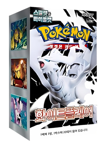 Pokemon Display  Booster Box  Scarlet   Violet Sv11w: White Flare  Koreansk  20 Boosters