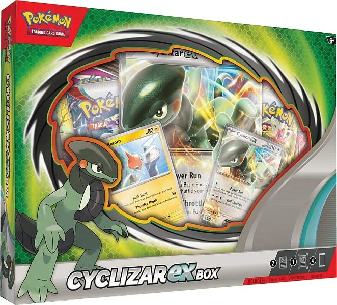 Pokemon Ex Box: Cyclizar Ex  2023     Boosters