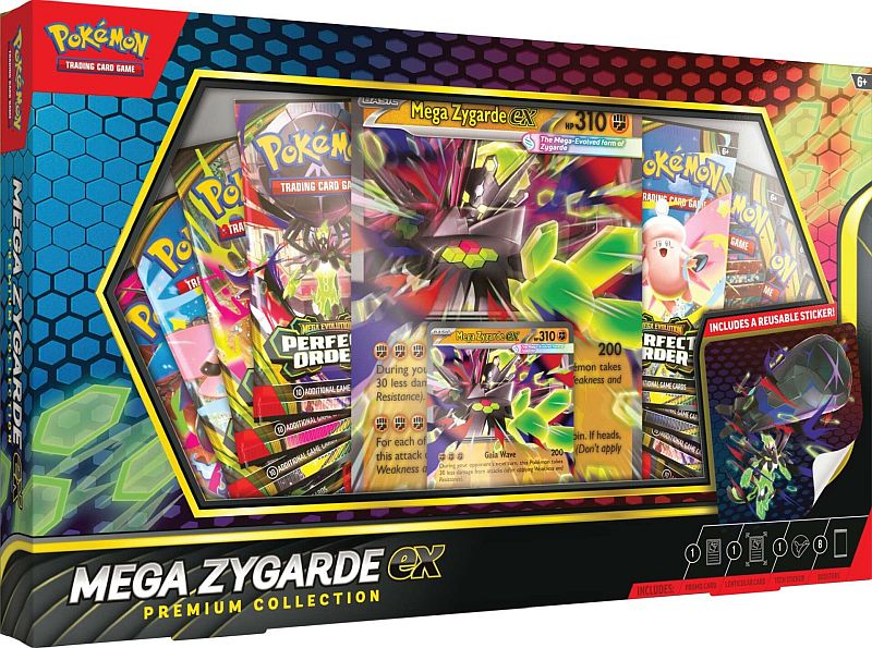 Pokemon  Ex Box: Mega Zygarde Ex Premium Collection    Boosters