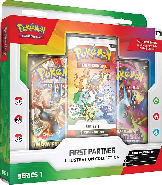 Pokemon First Partner Illustration Collection: Series      Boosters   30th Anniversary