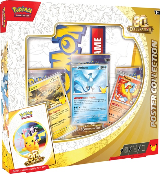 Pokemon Mega Evolution: 30th Celebration Poster Collection Box    Boosters   Plakat