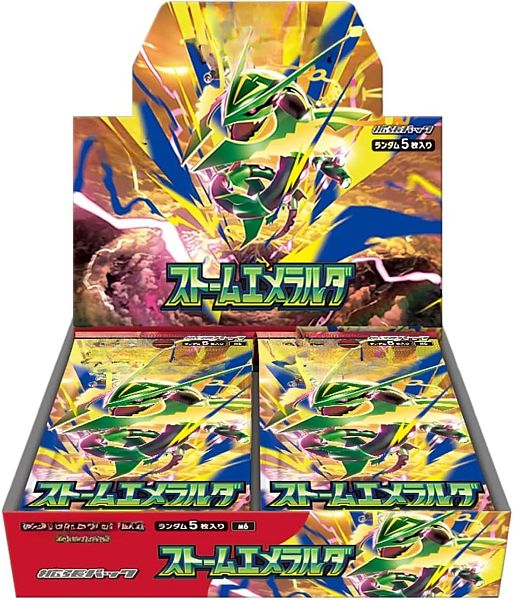 Pokemon Mega M6 Storm Emeralda Japansk Booster Box Display