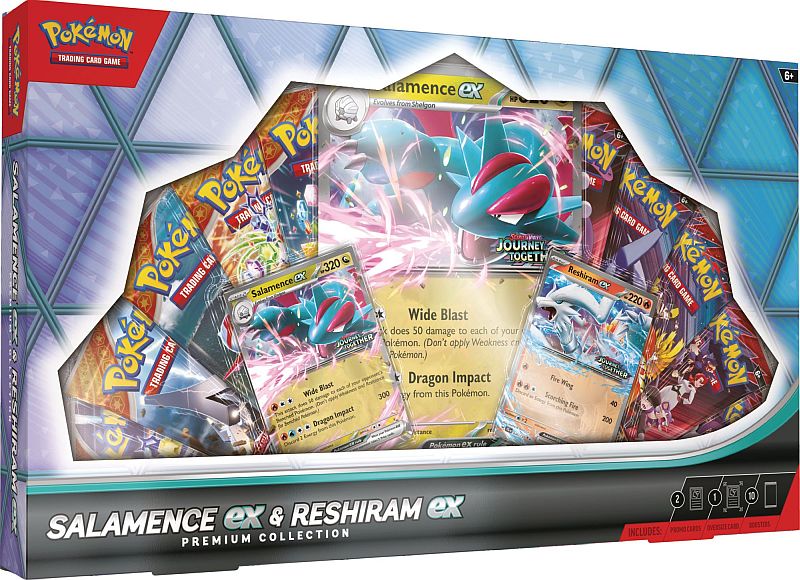 Pokemon: Salamence Ex   Reshiram Ex Premium Collection
